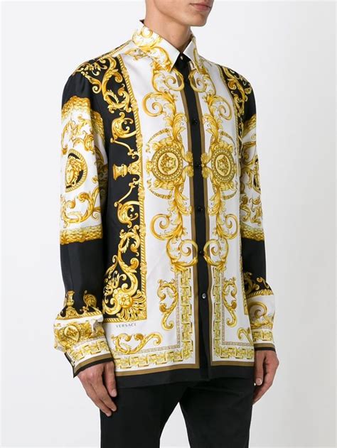 versace shirts for men 2018|vintage Versace men's shirts.